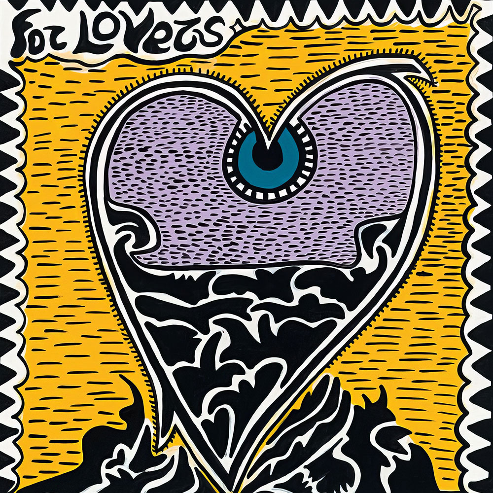 Heart theme painting - Ikastikos Kiklos Art Gallery collection